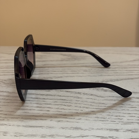 Kika Vargas for Target Hexagonal Black Sunglasses - Picture 6 of 6